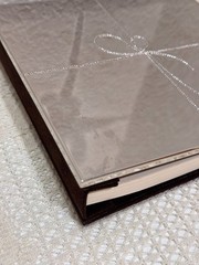 Vera Wang Wedgwood Love Knots Silver Guest Book Wedding Sign-In Album