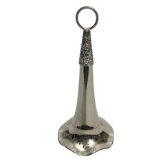 Vtg Silverplate Tussie Mussie Flower Holder Nosegay Bridal Wedding Bouquet 7.5”