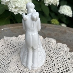 Bride & Groom First Dance Wedding Cake Topper Keepsake Figurine White