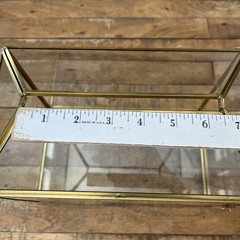Brass And Glass Display Box
