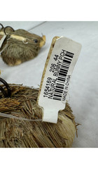 8 Pottery Barn Natural Straw Bunny Rabbit Place Card Holders Spring New w/ Tags