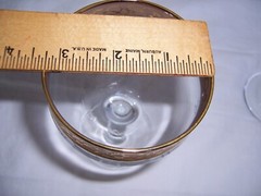 2 Our Wedding Etched Water Goblets/Wine Glasses Encrusted Gold Rim Bride & Groom
