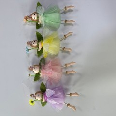 Easter Angel Ornament with Tulle Skirt for Walls Trees and Party Spaces