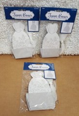 30 Bride Dress Paper Wedding Favor Box Gift Boxes, Dress Only