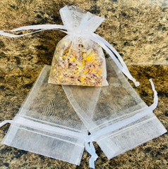 50 Black and White Birdseed Bags, Organic Wedding Toss, All Natural, Eco++++