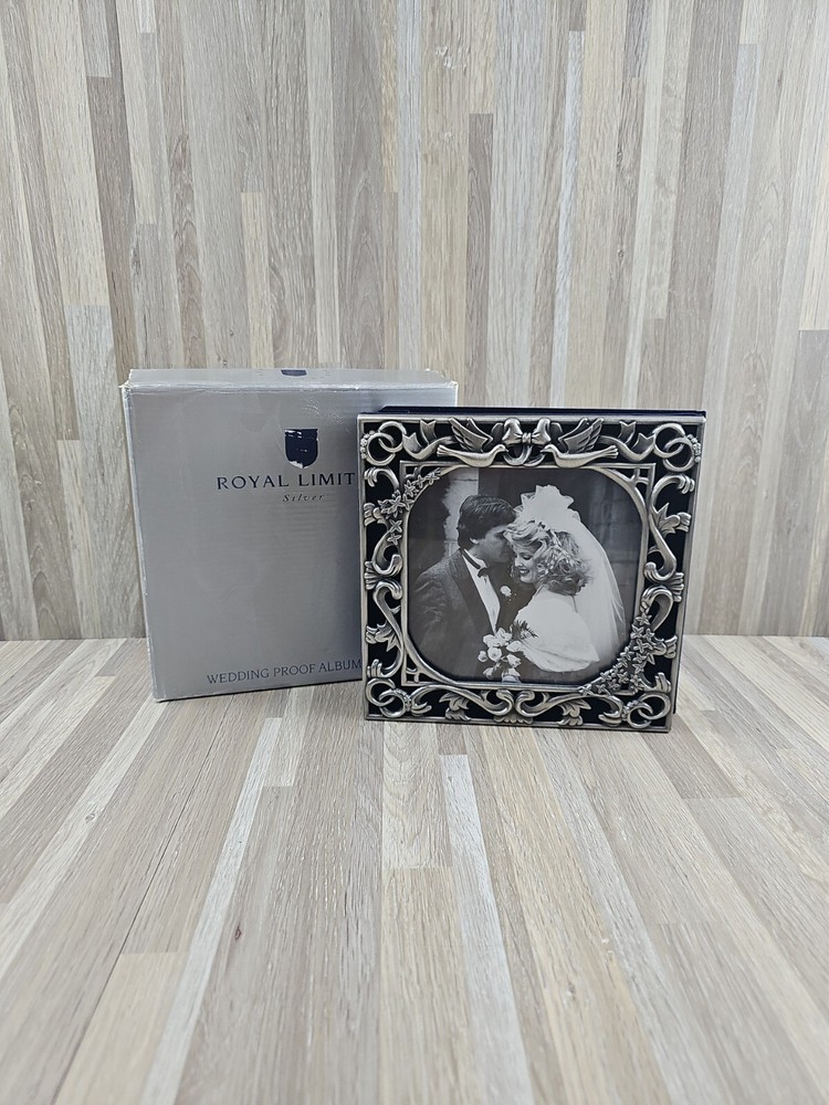 Wedding Album ~ Royal Limited Silver Wedding Proof Album Frame 7×7 40 Pages