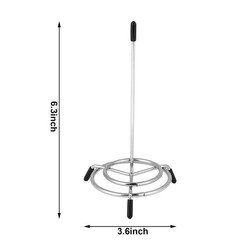 4PCS Check Spindle, Receipt Holder Spike, Stainless Steel Bill Fork, Silver