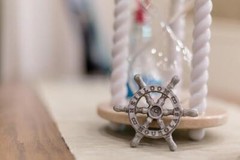 The Paradise Wedding Unity Sand Ceremony Hourglass by Heirloom Hourglass