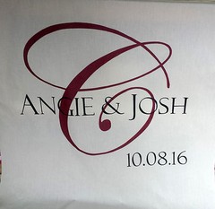 Wedding Aisle Runner Monogram Isle Runner Ceremony Decor Ivory Aisle Runner