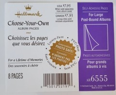 HALLMARK Anniversary Memories Keepsake Photo Album SEALED 8 Refill Pages