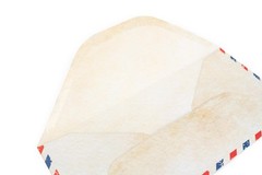 50 Pack Airmail Envelopes -Blue One Size, 50 PACK AIRMAIL ENVELOPES