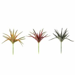 Set of 3 12″ tall Assorted Aloe Faux Succulent Picks Sprays Stems Wedding Party