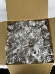 Jolly Chef NEW 36 Pack Stemless Plastic Champagne Flutes 9oz Clear Party