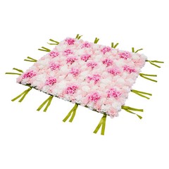 PINK 1*1m Artificial Flower Wall Panel Rose Dahlia Hydrangea Wedding Party Decor