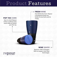 Repour Wine Essentials Combo Pack – Premium standard, Mahogany 10