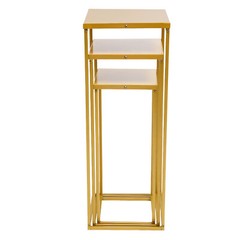 3PCS Golden Metal Stand Wedding Decoration Road Lead Flower Centerpieces Column