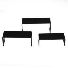 3Pcs/set 3mm Acrylic Retail Display Stand Counter Exhibition Jewelry Rack Shelf