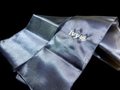 University of Penn (Ivy L) Satin Chair Sash / Wreath Sash (2 Logos) 39k Stitch