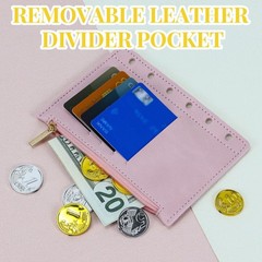 MultiBey A7 Refillable 6 Ring PU Leather Binder, Mini Padfolio Binder Noteboo…