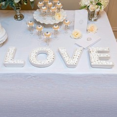 Weddingstar «LOVE» Plates Set