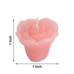 12 PINK Mini Roses Floating CANDLES Party Wedding Centerpieces Supplies