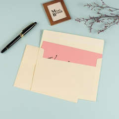 50 Pack 5 x 7 Envelopes Colored Self Seal for Wedding One Size Cream