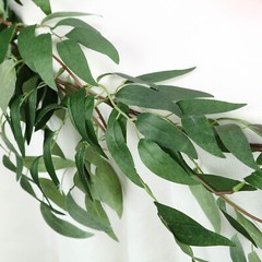 GREEN 5 ft long Artificial Willow Foliage Garlands Party Wedding Decorations