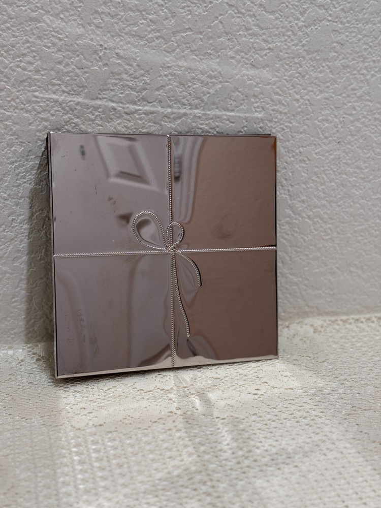 Vera Wang Wedgwood Love Knots Silver Guest Book Wedding Sign-In Album