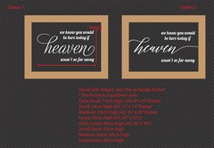 Memorial Wedding Decal We know you would be here today if heaven wasn’t so far
