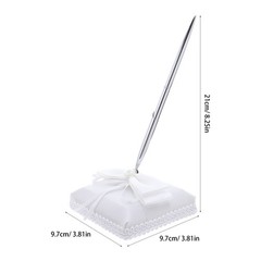 Wedding Signing Pen: Bridal Wedding Metal Sign-In Ballpoint Pen with Graceful