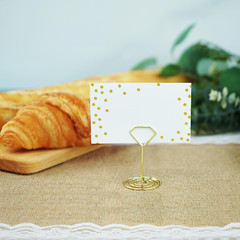 26Pcs Table Number Holders, Elegant Place Card Holders, Picture Holder for Table