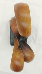Heart and Cross Brown It Takes Three Resin Religious Home Decor 9.5 inch