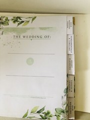 Wedding Planner Organizer Engagement Diary Gift Book Countdown Calendar