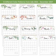 2026-2027 Calendar – Vertical Wall Calendar 2026-2027, JUL. 2026 to DEC. 2027…