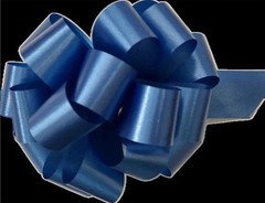 Berwick Hollywood Ribbon 4” Royal Blue Pull-String Bow Wedding Party 50