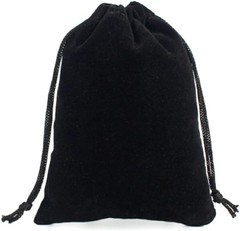 KUPOO 50 Pack 4×6 Inch Black Drawstrings Velvet Bags for Jewelry,Velvet Draws…