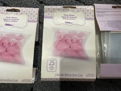 NEW Wilton wedding baby shower pillow love favor boxes . 75 count . 3 packages