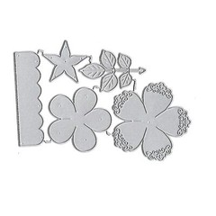 DDeehs Scrapbooking Die Cuts, Merry Christmas Wedding Flower Leaf Cutting Die…