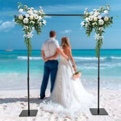 New Photo Backdrop Black Heavy Duty Stand Kit With Weighted Steel Base 8 X 10ft