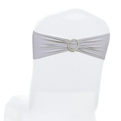 Mds Pack Of 50 Spandex Chair Sashes Bow Premium Stretch Chair Cover Band Buckle