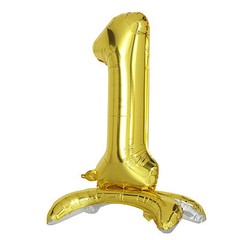 27-Inch Gold NUMBER Mylar Foil Standing Balloons Party Birthday Decorations Sale