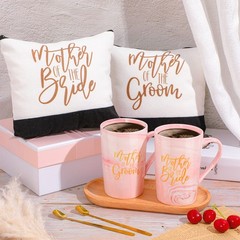 Geosar 8 Pcs Wedding Gifts Mother of The Bride Gifts Mother of The Groom Coffee