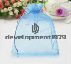 100Pcs Organza Favor Gift Candy Sheer Bags Jewelry Pouch Wedding Party