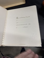 VTG Hallmark «From This Day Forward» Embossed Deluxe Album Photo Book Memories
