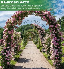Extra Large Garden Arch 7.2Ft Wide 9.2Ft High Wedding Arch Ceremony Outdoor
