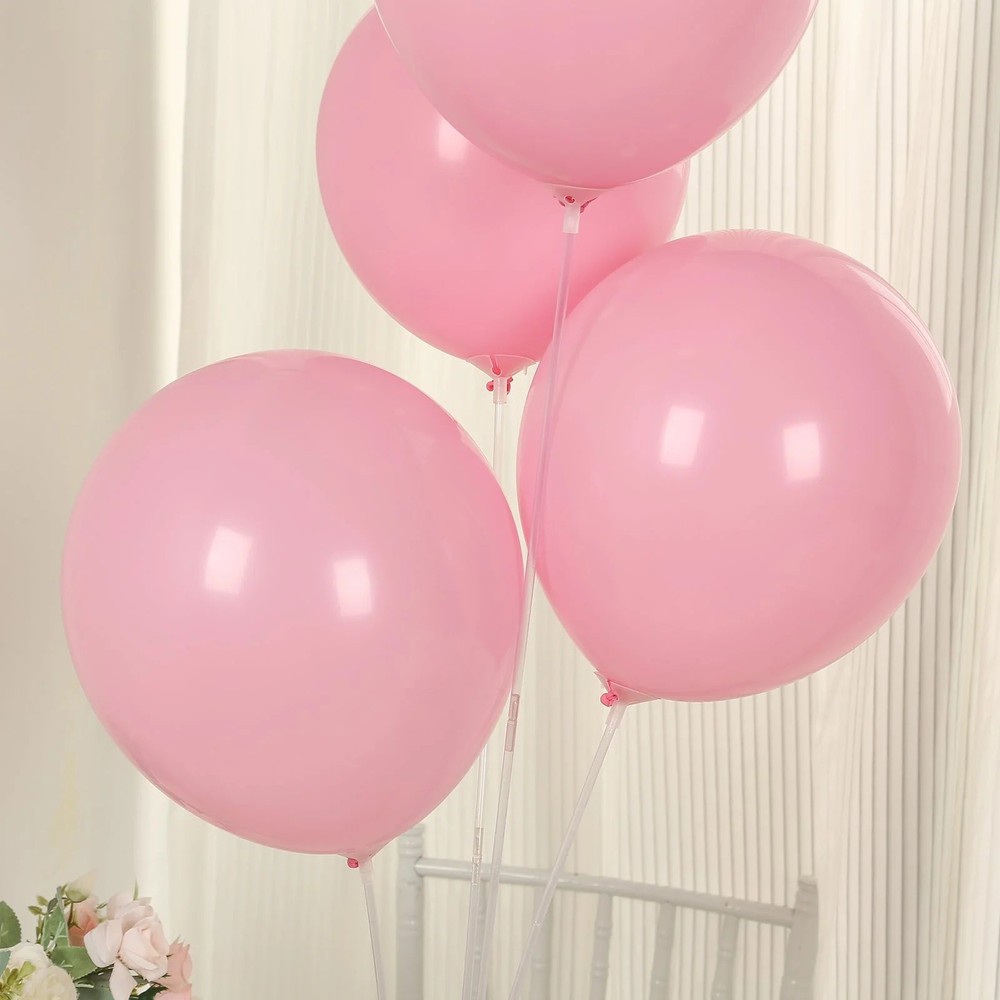 50 PINK 12″ Biodegradable Latex Matte Pastel Balloons Party Wedding Decorations