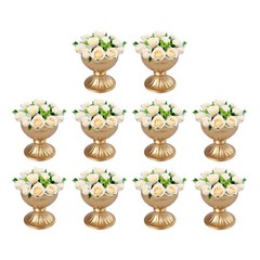 10* Flower Vases Tabletop Centerpieces Flower Trumpet Vases Wedding Party Supply