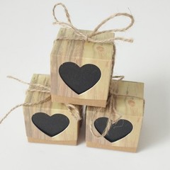 50X Wedding Favor Boxes Kraft Paper Candy Box Wedding Decoration