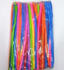 200pcs Latex Long Balloons Spiral Balloons Magic Air Balloon Party Decoration