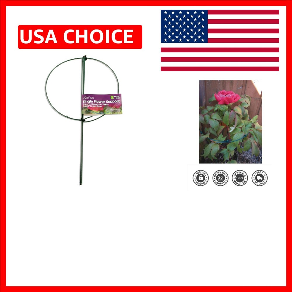 14-Inch Peony Support Ring with Sturdy 24-Inch Legs – Outdoor Essential